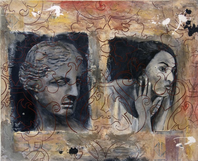 PAST AND PRESENT, mixed media on canvas.jpg